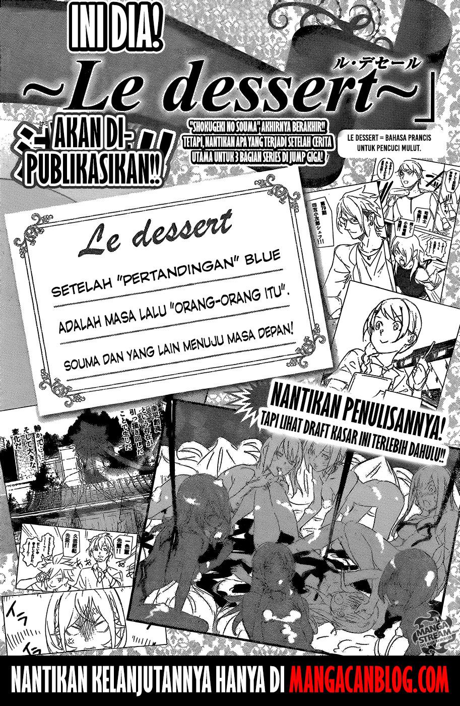 Shokugeki no Souma Chapter 315 - End